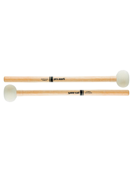 Mazos de Bombo Promark OBD4 con Cabeza de Fieltro