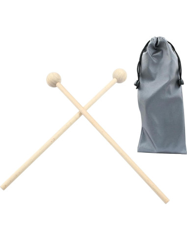 Mallets de Madera para Xilófono Luomorgo 21 cm 2 Pcs