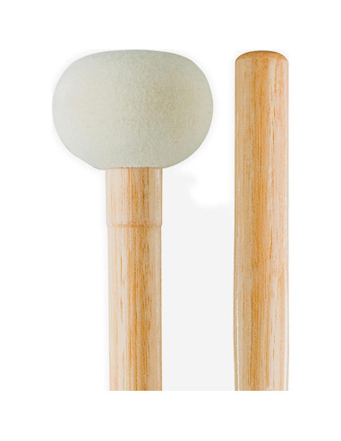 Mazos de Bombo Promark OBD4 con Cabeza de Fieltro