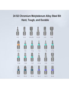 Juego de Destornilladores 24 en 1 Home Magician RS1 2