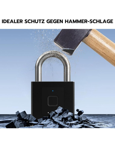 Candado Biométrico eLinkSmart YL-P9bf Sin Llave 1CM