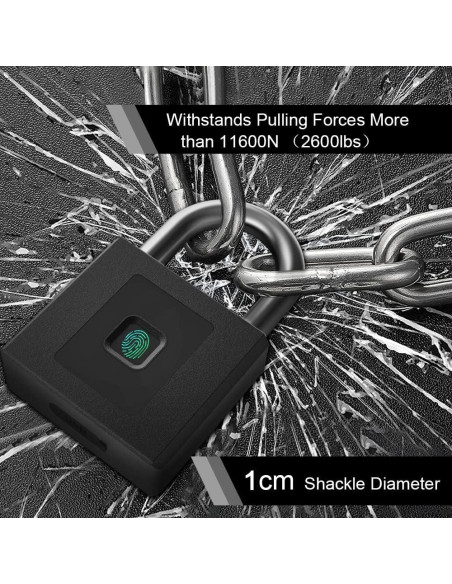 Candado Biométrico eLinkSmart YL-P9bf Sin Llave 1CM