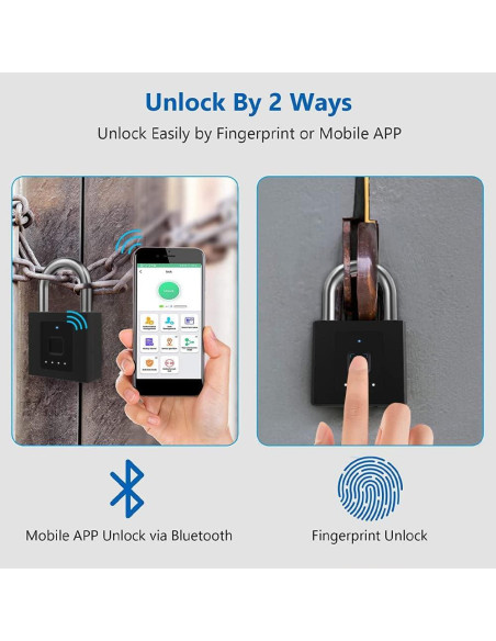 Candado Biométrico eLinkSmart YL-P9bf Sin Llave 1CM