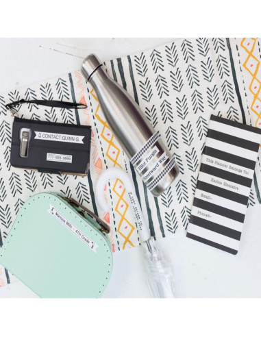 Etiquetadora portátil Brother P-Touch PTH110BP con 4 cintas