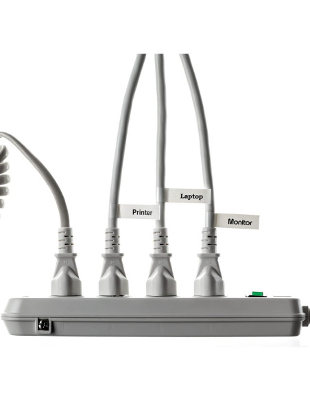 Etiquetadora portátil Brother P-Touch PTH110BP con 4 cintas