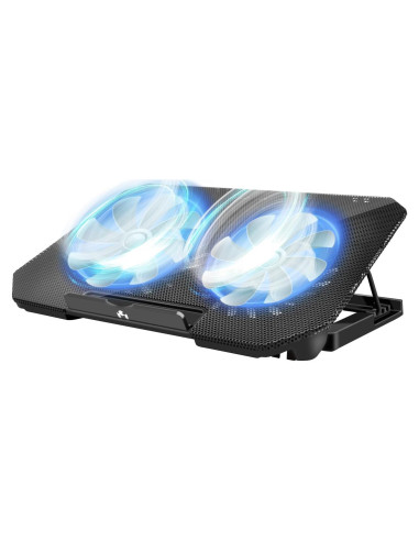 Base de Enfriamiento para Laptop FOBELEC 2 Ventiladores 5 Alturas