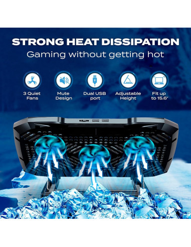 Base de Enfriamiento para Laptop Aimzone 12 a 15.6 Pulgadas