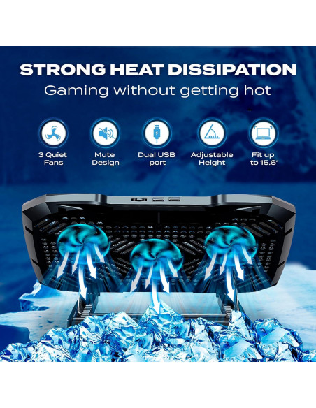 Base de Enfriamiento para Laptop Aimzone 12 a 15.6 Pulgadas