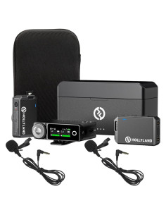 Micrófono Inalámbrico Hollyland LARK MAX Duo con Lavalier