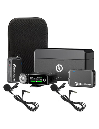 Micrófono Inalámbrico Hollyland LARK MAX Duo con Lavalier