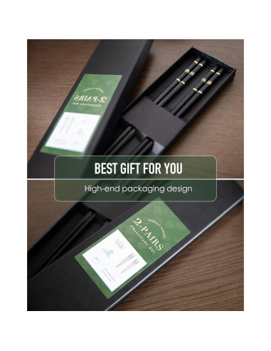 Palillos reutilizables de fibra de vidrio YUNDUOJIA 24 cm