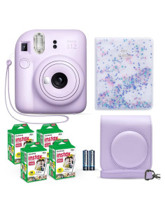 Cámara Instantánea Fujifilm Instax Mini 12 Lila + 40 Hojas