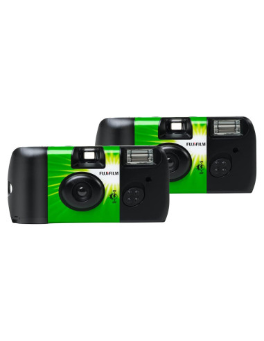 Cámara desechable Fujifilm QuickSnap Flash 400 - 2 unidades