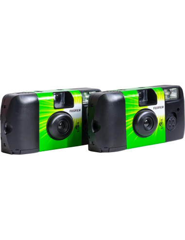 Cámara desechable Fujifilm QuickSnap Flash 400 - 2 unidades