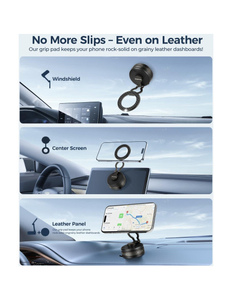 Soporte Magnético para Teléfono Lonazhna 2025 con Ventosa 360