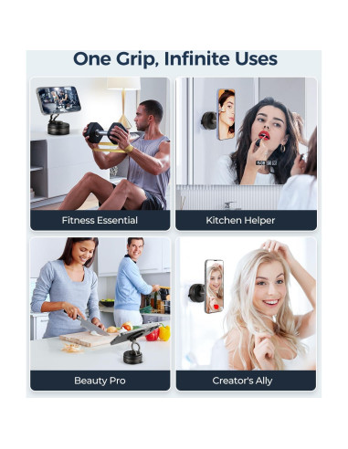 Soporte Magnético para Teléfono Lonazhna 2025 con Ventosa 360