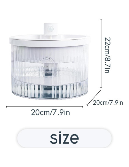 Fuente de Agua Inalámbrica para Gatos FUERA POR GATOS 2L