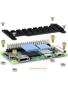 Disipador de Calor Aluminio Waveshare para Raspberry Pi Zero 2