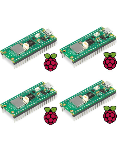 Raspberry Pi Pico WH Vis Viva Inalámbrico 802.11b + Pegatina 4u