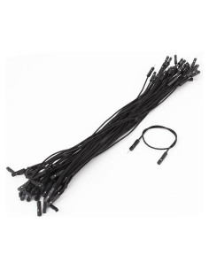 Cable de Salto Macho a Hembra 2.54mm uxcell 50pcs Negro