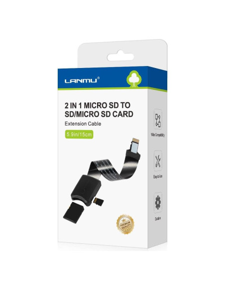 Adaptador Extensor Micro SD a SD LANMU 15cm para Impresoras 3D