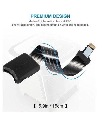 Adaptador Extensor Micro SD a SD LANMU 15cm para Impresoras 3D