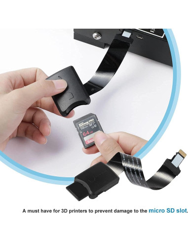 Adaptador Extensor Micro SD a SD LANMU 15cm para Impresoras 3D