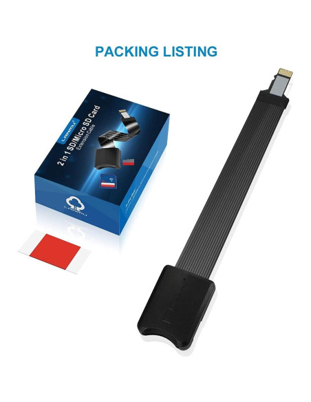 Adaptador Extensor Micro SD a SD LANMU 15cm para Impresoras 3D