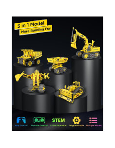 Kit de Construcción de Robots 5 en 1 Okk - 555 Piezas 2