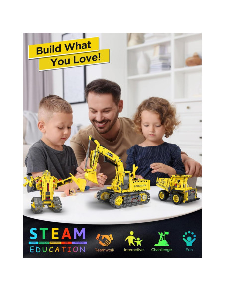 Kit de Construcción de Robots 5 en 1 Okk - 555 Piezas