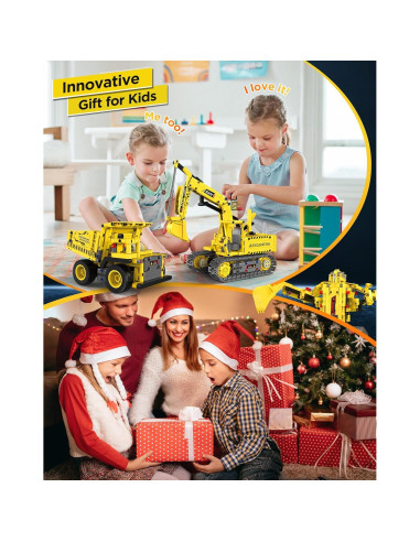 Kit de Construcción de Robots 5 en 1 Okk - 555 Piezas