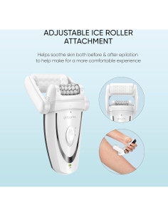 Epilador Conair GIRLBOMB Recargable con Rodillo de Hielo 2