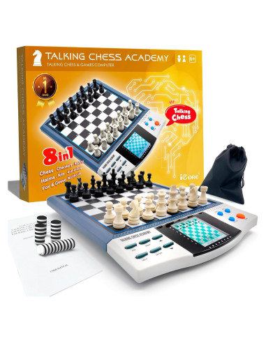 Juego de Ajedrez Electrónico iCore - Tablero con 30 Niveles