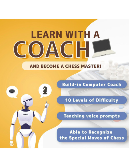 Juego de Ajedrez Electrónico iCore - Tablero con 30 Niveles Juego de Ajedrez Electrónico iCore - Tablero con 30 Niveles