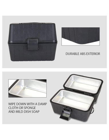 Calentador de Comida Portátil Koolatron 12V 1.5L Negro