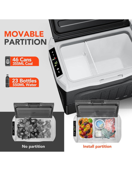 Refrigerador Eléctrico EKOJUCE 30L 12V/24V DC y 110-240V AC