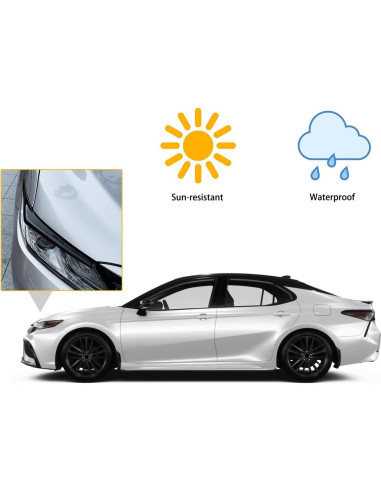 Cubiertas de cejas de faros CKE para Toyota Camry 2018-2024
