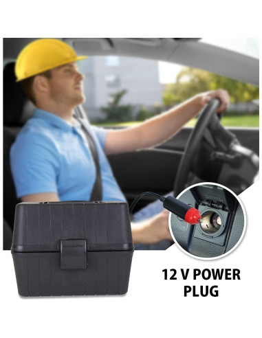 Calentador de Comida Portátil Koolatron 12V 1.5L Negro