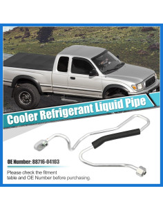Tubería refrigerante A/C VekAuto para Toyota Tacoma 1997-2004 2