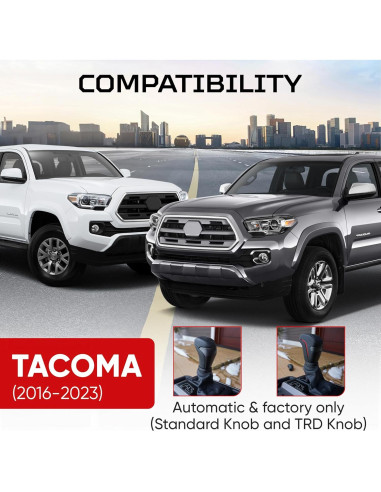 Anillo de Recorte de Perilla AJT Design para Toyota Tacoma 2016-2023