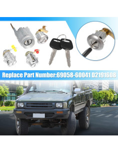 Cilindro de Bloqueo de Puerta X AUTOHAUX para Toyota Pickup 2