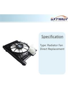 Ventilador de Enfriamiento GXYWADY para Corolla 2014-2019 2
