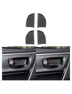 Cubiertas interiores de fibra de carbono NVCNX para Toyota Corolla 2014-2018