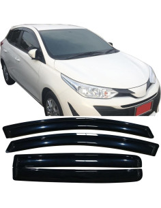 Visera de Ventana IKON para Toyota Yaris 2012-2018, Humo 2