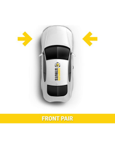 Estribos Delanteros Completo Toyota Yaris 2006-2015 - Juego de 2 2