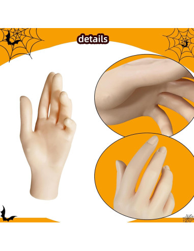 Manos Falsas de Halloween Lodou - 2 Piezas Realistas 20 cm