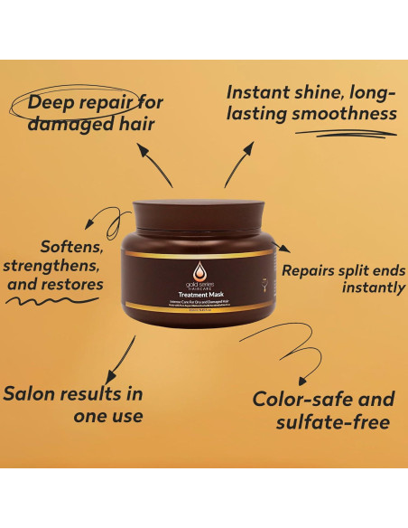 Máscara de Tratamiento Moroccan Gold 239g - Hidratante con Argán