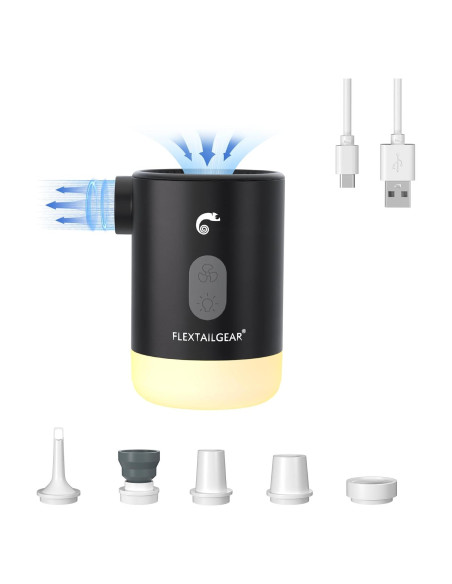 Bomba de Aire Portátil FLEXTAILGEAR 4.5kPa Recargable 3600mAh
