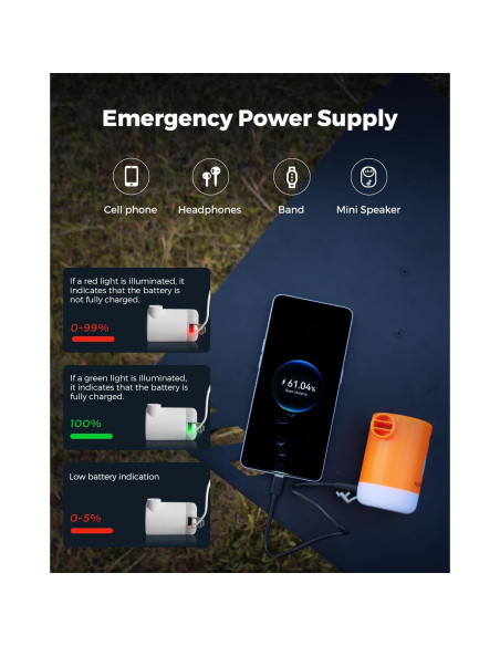 Bomba de Aire Portátil FLEXTAILGEAR 4.5kPa Recargable 3600mAh