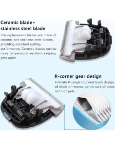 Cuchillas de Repuesto ONEISALL para Cortadora de Perros - 2 Piezas 2